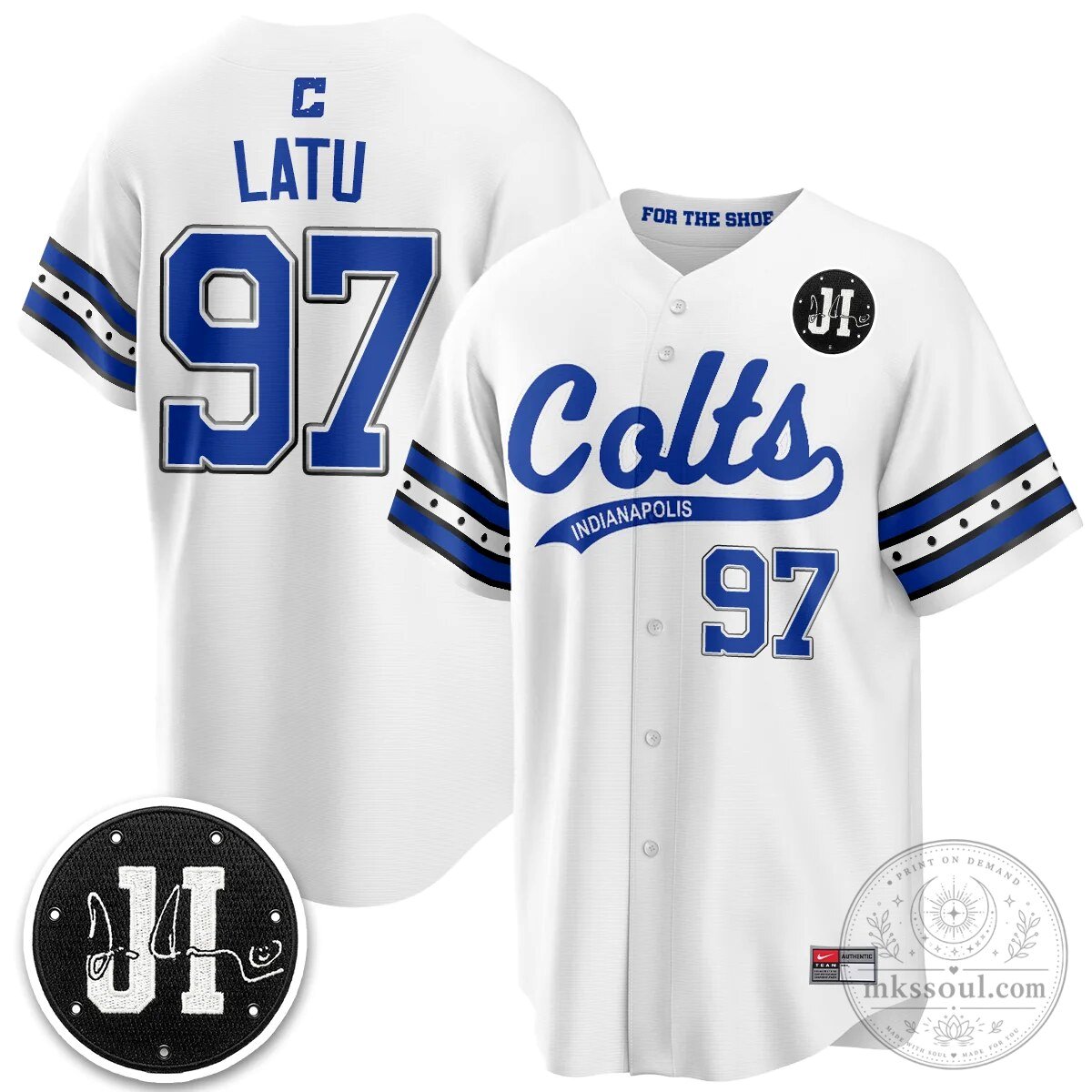Indianapolis Colts Jonathan Taylor Number 28 Baseball Vapor Jersey 56 Indianapolis Colts Jonathan Taylor Number 28 Baseball Vapor Jersey