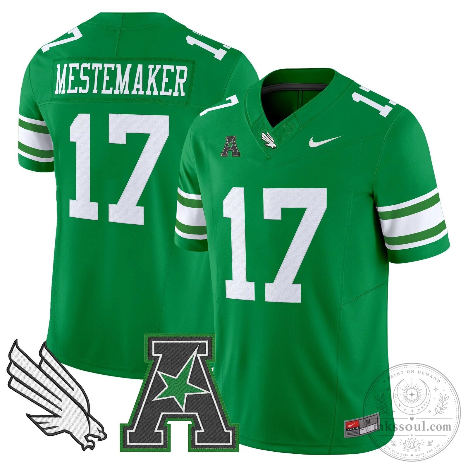 North Texas Mean Green 2025 Vapor Limited Football Jersey