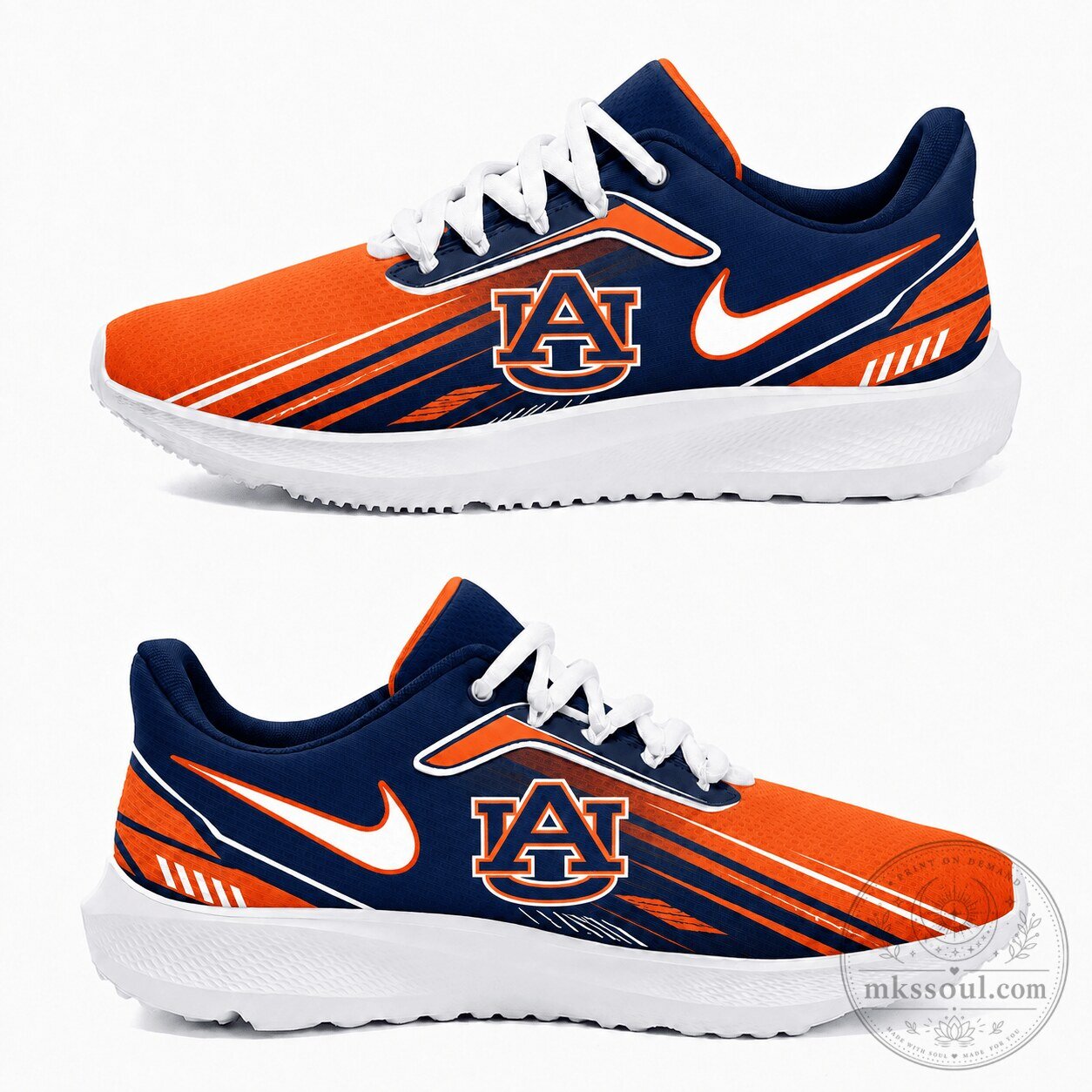 Auburn Tigers Game Day Sport Sneakers Running Shoes