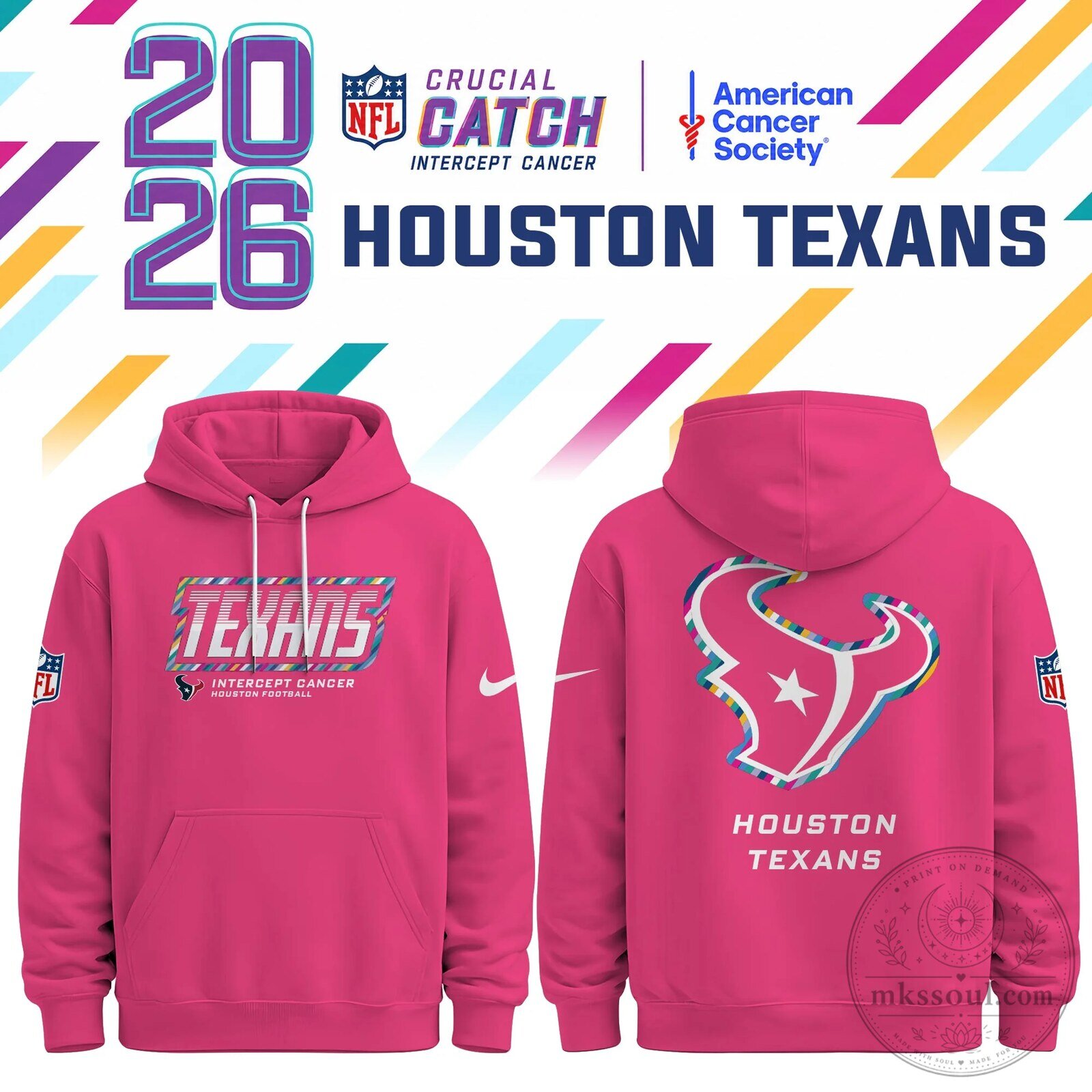 Pink Hoodie for Cancer Awareness by Green Bay Packers - Crucial Catch Edition 33 Pink Hoodie for Cancer Awareness by Green Bay Packers - Crucial Catch Edition
