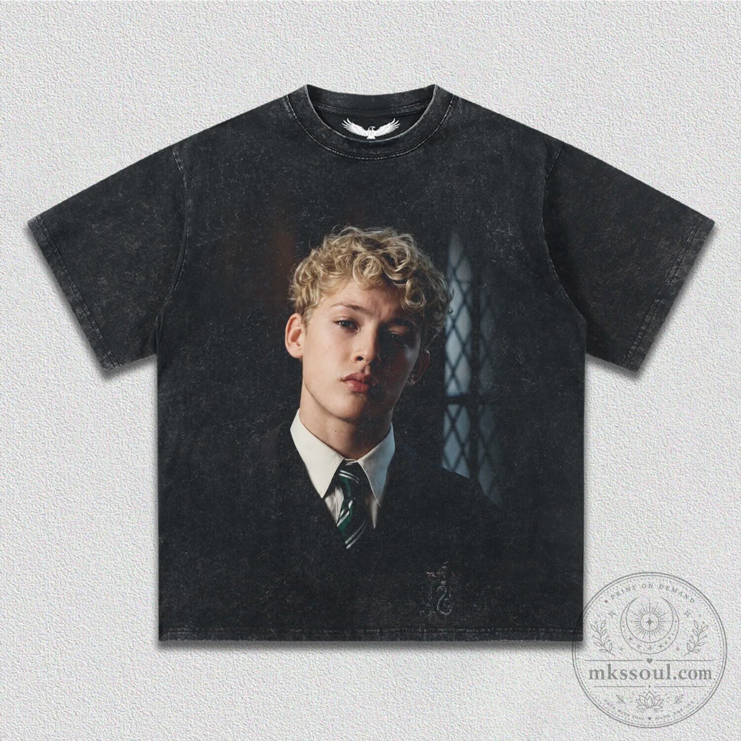 Harry Potter Tee Draco Malfoy Slytherin House Portrait T-Shirt