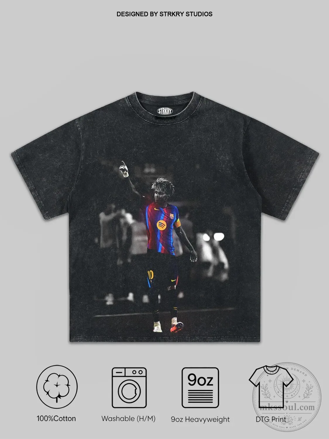 Lamine Yamal Barcelona Football Club Player Graphic T-Shirt