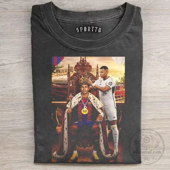 Lamine Yamal Coronation Football Fan T-Shirt