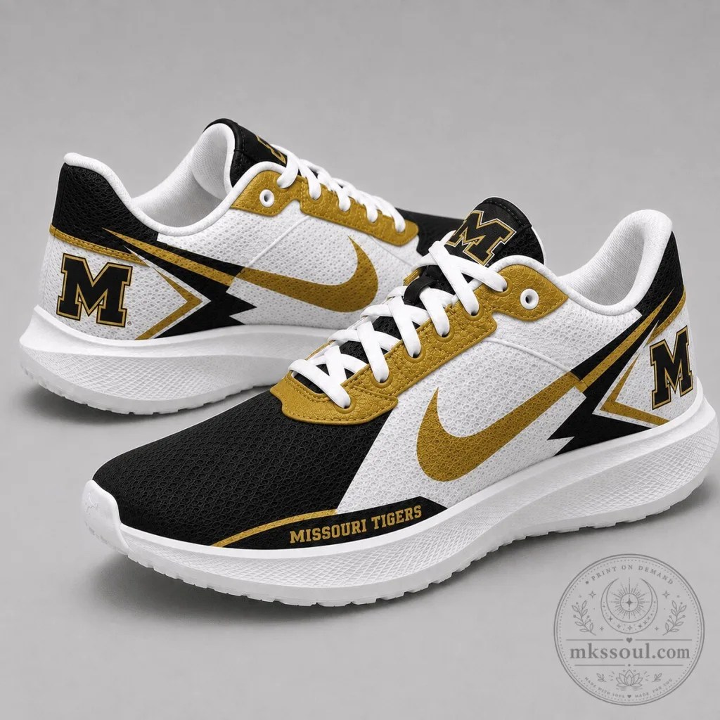 Missouri Tigers NCAA College Sports Team Running Shoes Missouri Tigers NCAA College Sports Team Running Shoes