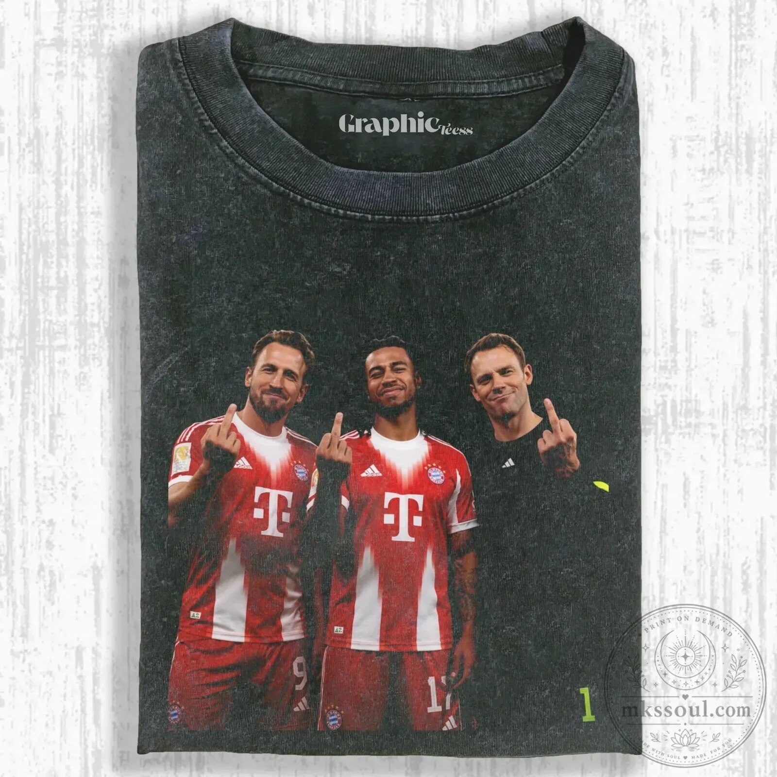Michael Olise Harry Kane Manuel Neuer Football Players T-Shirt