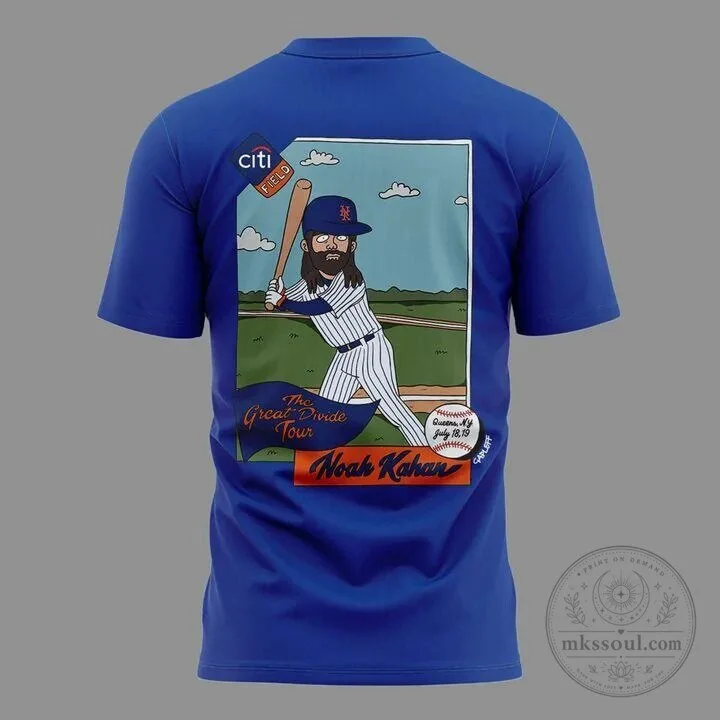 The Great Divide Tour 2026 Citi Field T-Shirt by Noah Kahan for New York Mets Fans 6 The Great Divide Tour 2026 Citi Field T-Shirt by Noah Kahan for New York Mets Fans