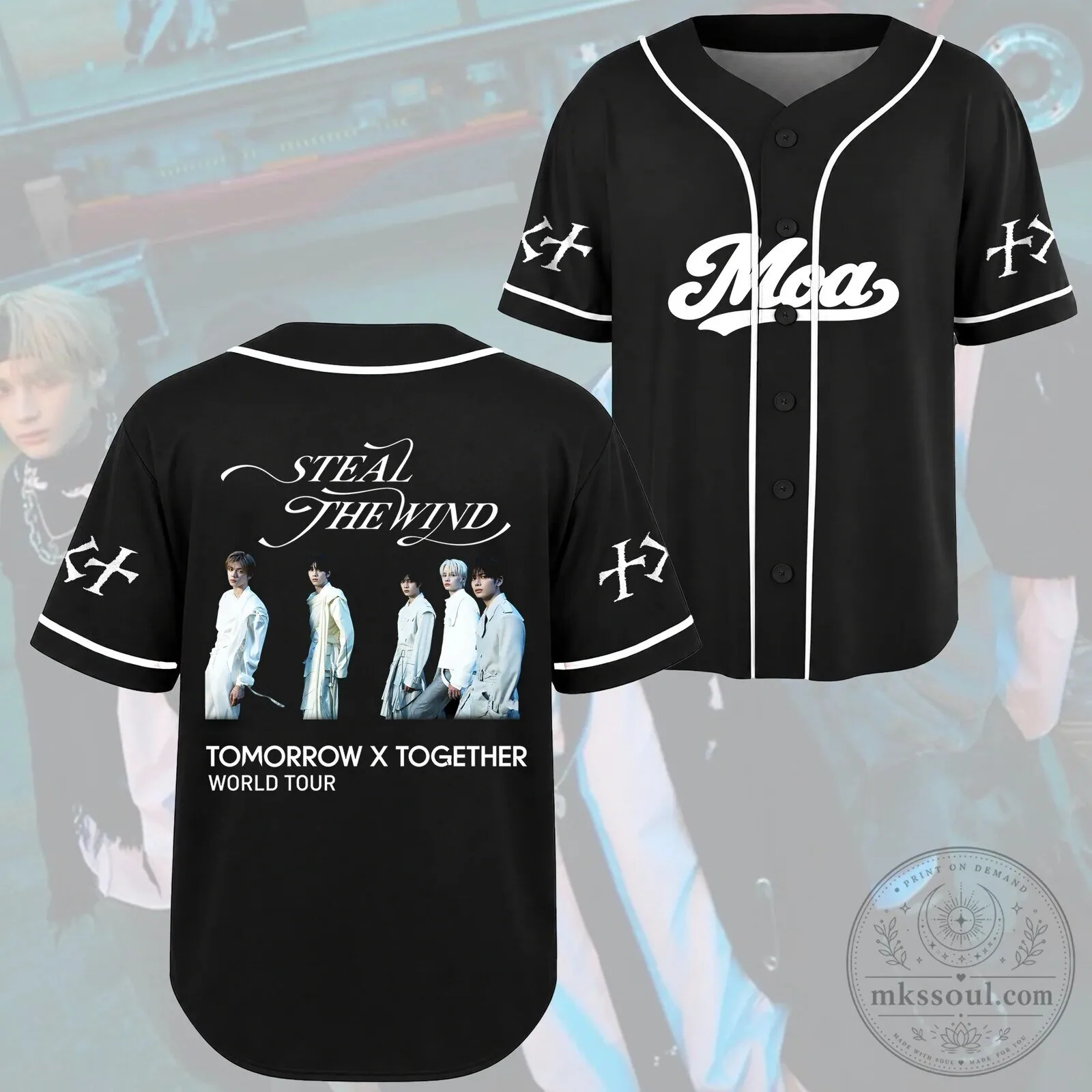 Baseball Jersey from the Steal The Wind Tour by Tomorrow X Together