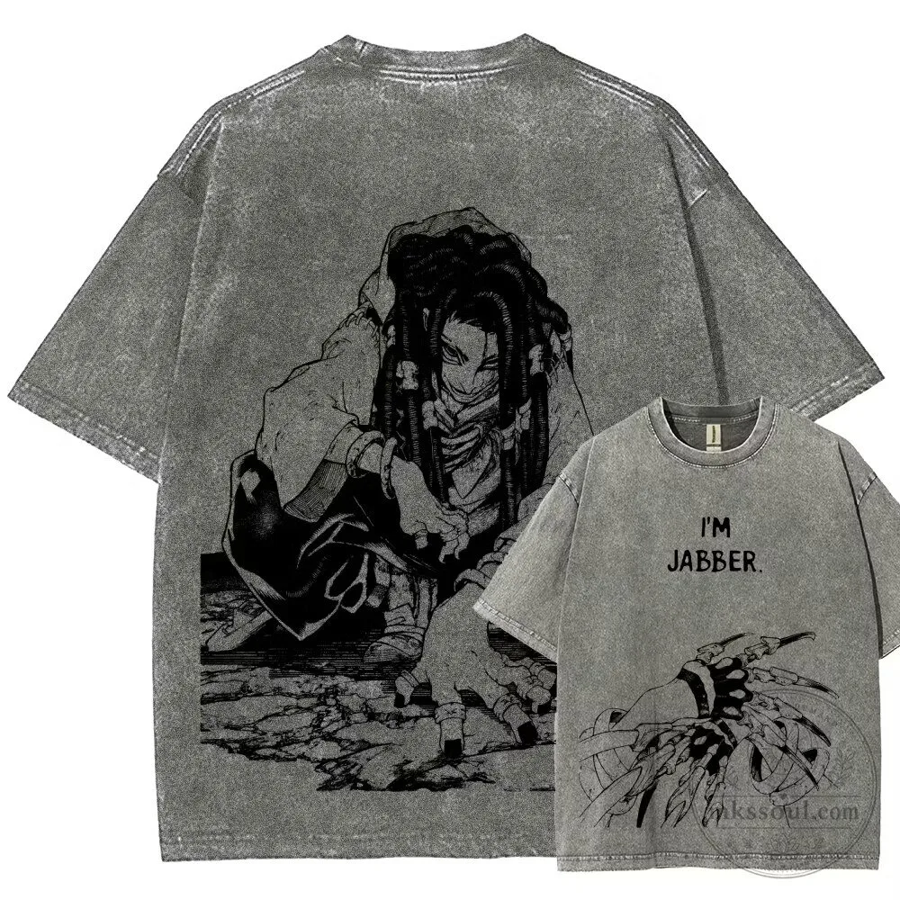 Gachiakutaa Anime Washed Cotton Oversized T-Shirt