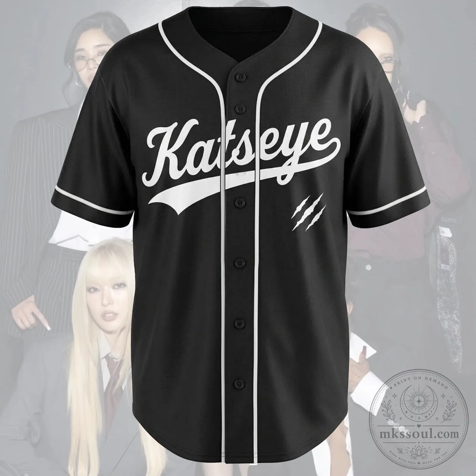 Katseye The Wildorld Tour Baseball Jersey 4 Katseye The Wildorld Tour Baseball Jersey