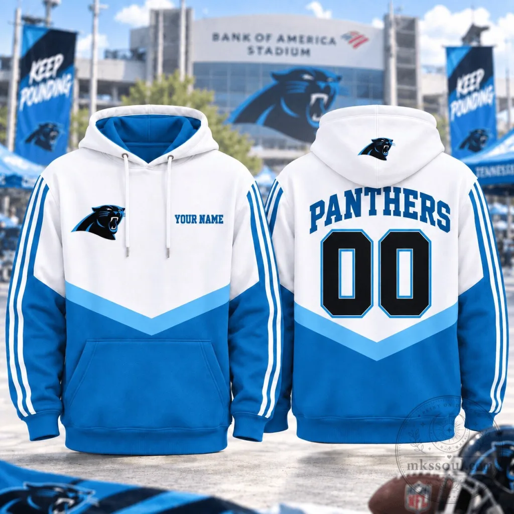 Carolina Panthers Personalized Football Team Fan Hoodie Carolina Panthers Personalized Football Team Fan Hoodie