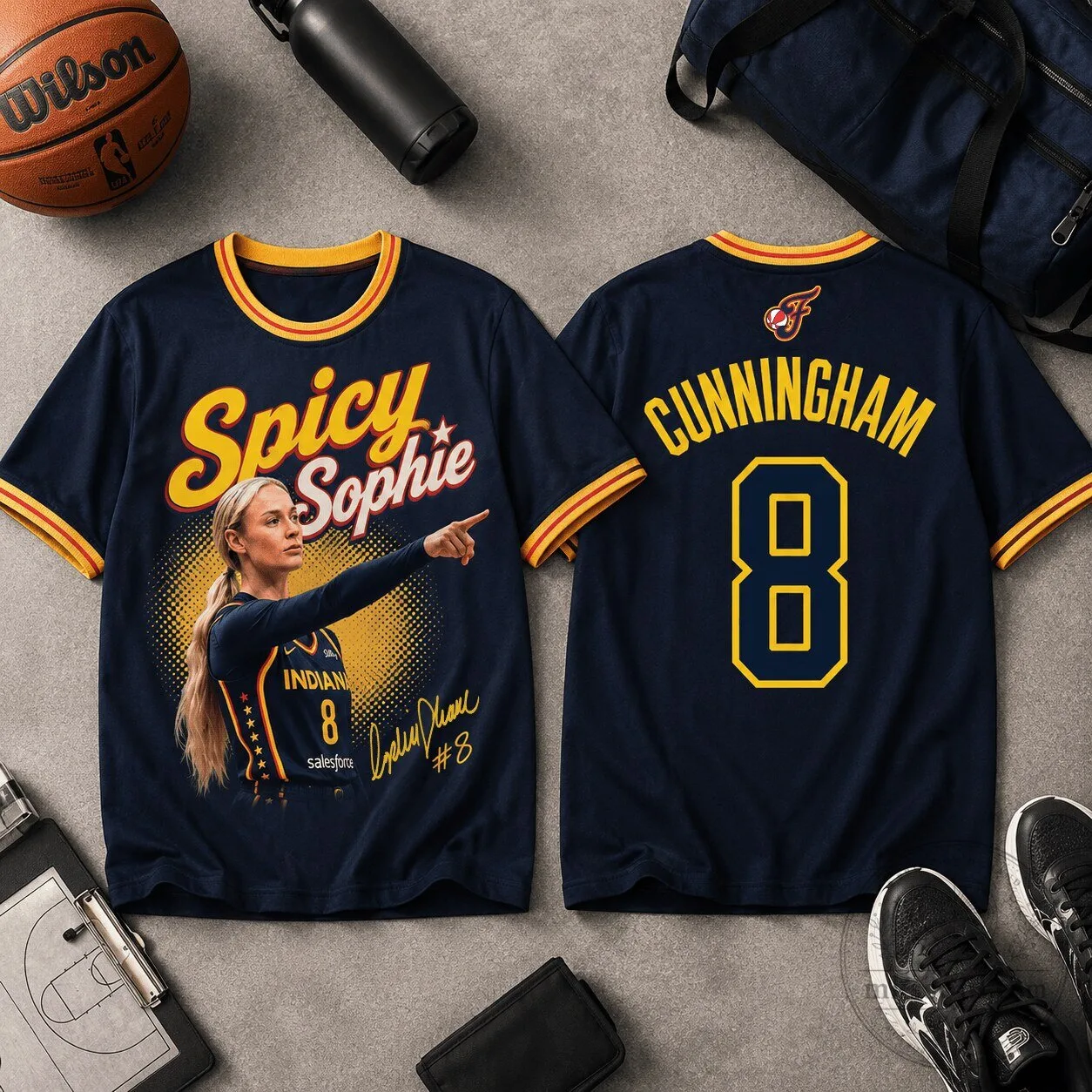 Sophie Cunningham Indiana Basketball Fan Jersey