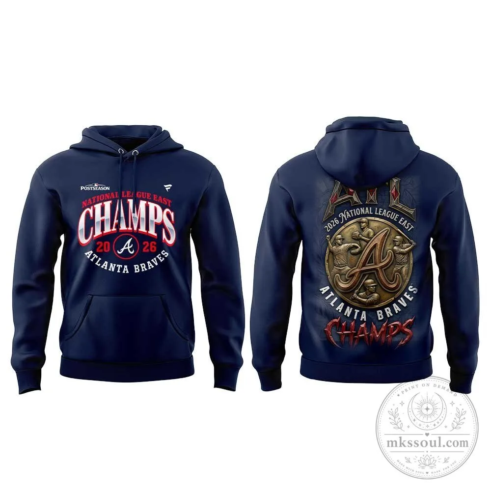 2026 National League East Champions Hoodie - Atlanta Braves Locker Room Edition 4 2026 National League East Champions Hoodie - Atlanta Braves Locker Room Edition