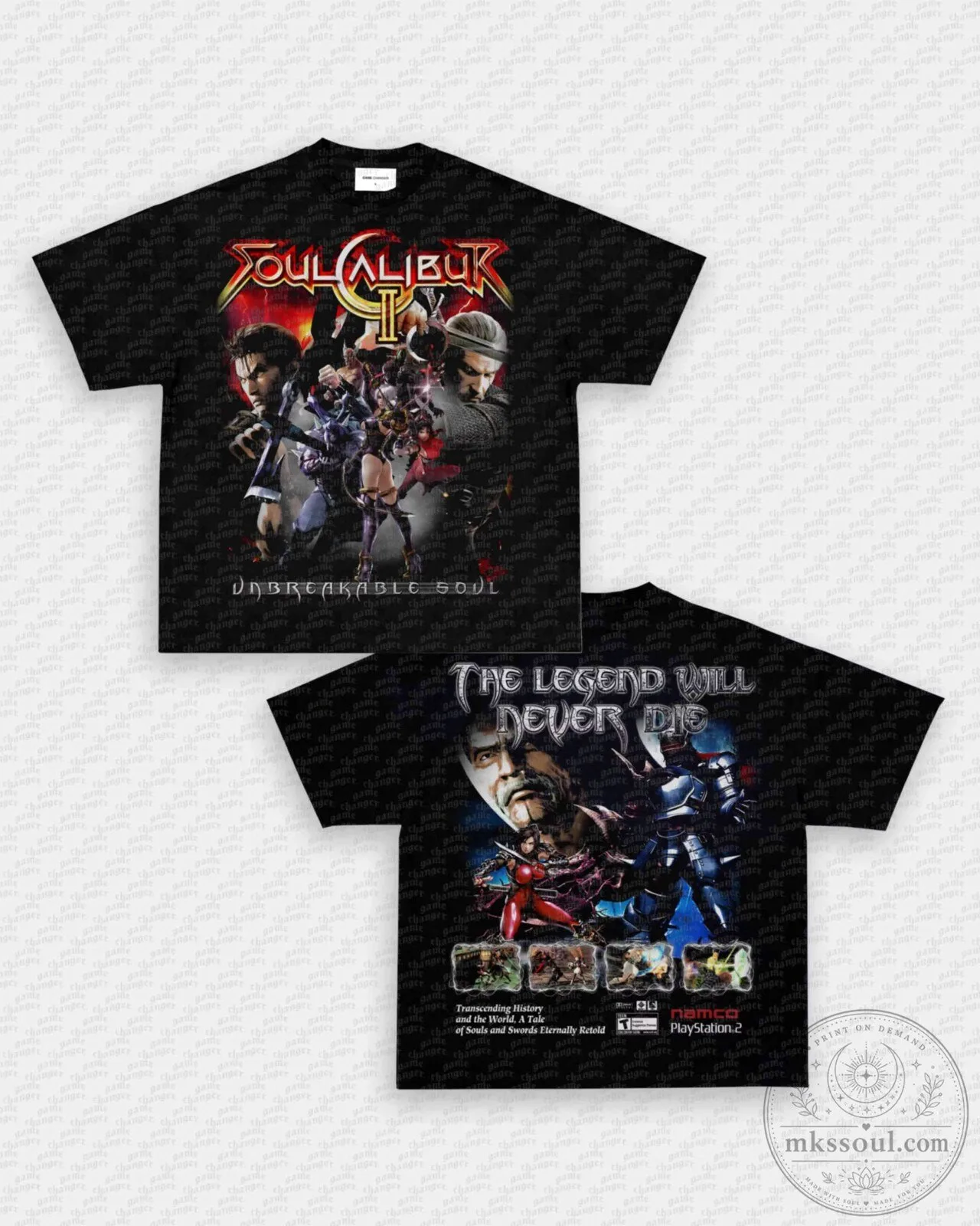 Soulcalibur II Unbreakable Soul Video Game T-Shirt