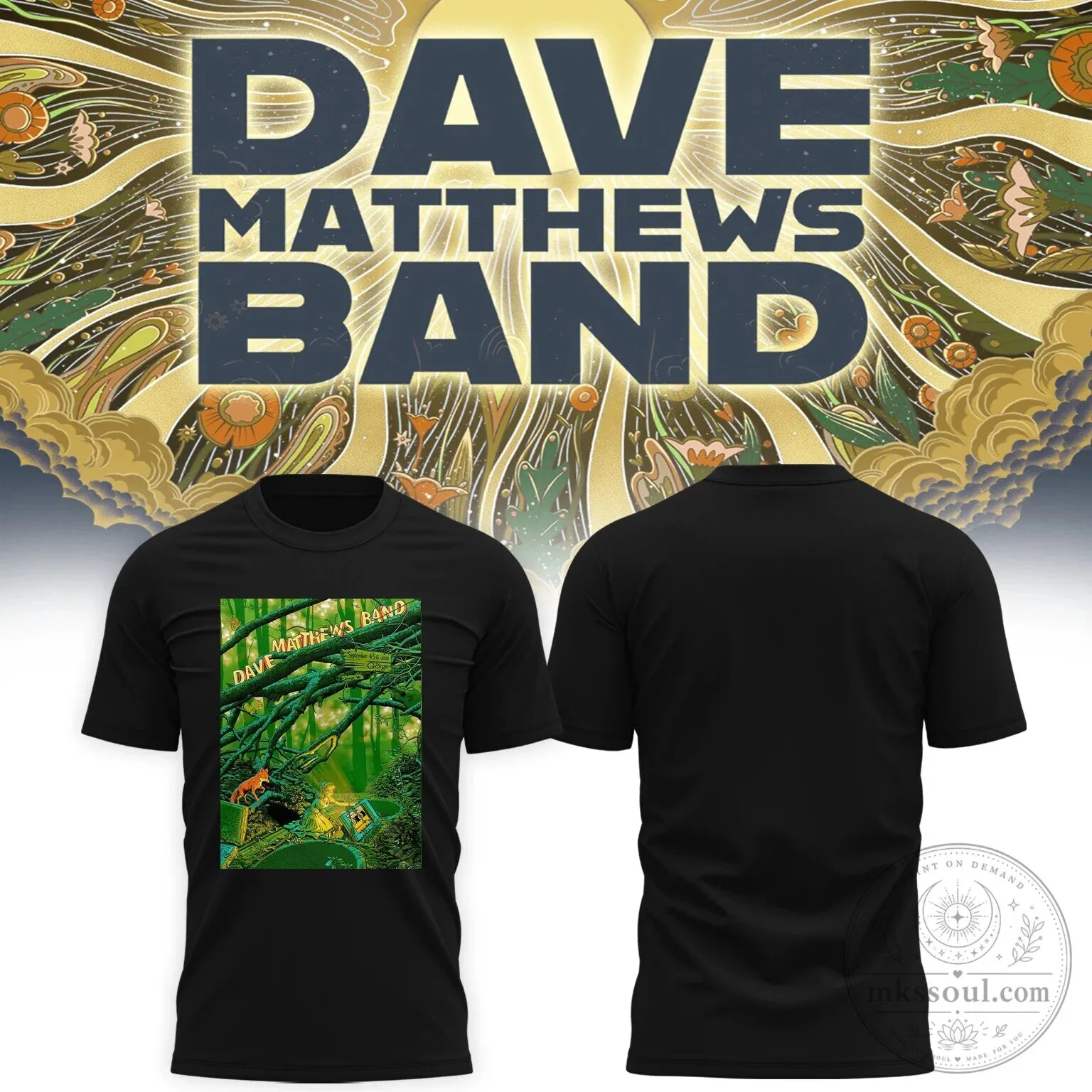 Dave Matthews Band Gorge Amphitheatre George Washington 2026 Concert T-Shirt