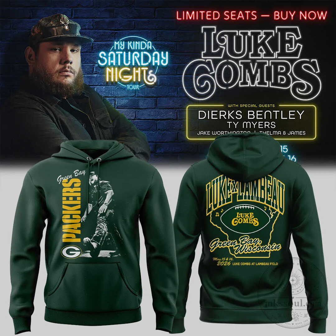 Luke Combs Lambeau Field Concert Green Bay Packers Hoodie