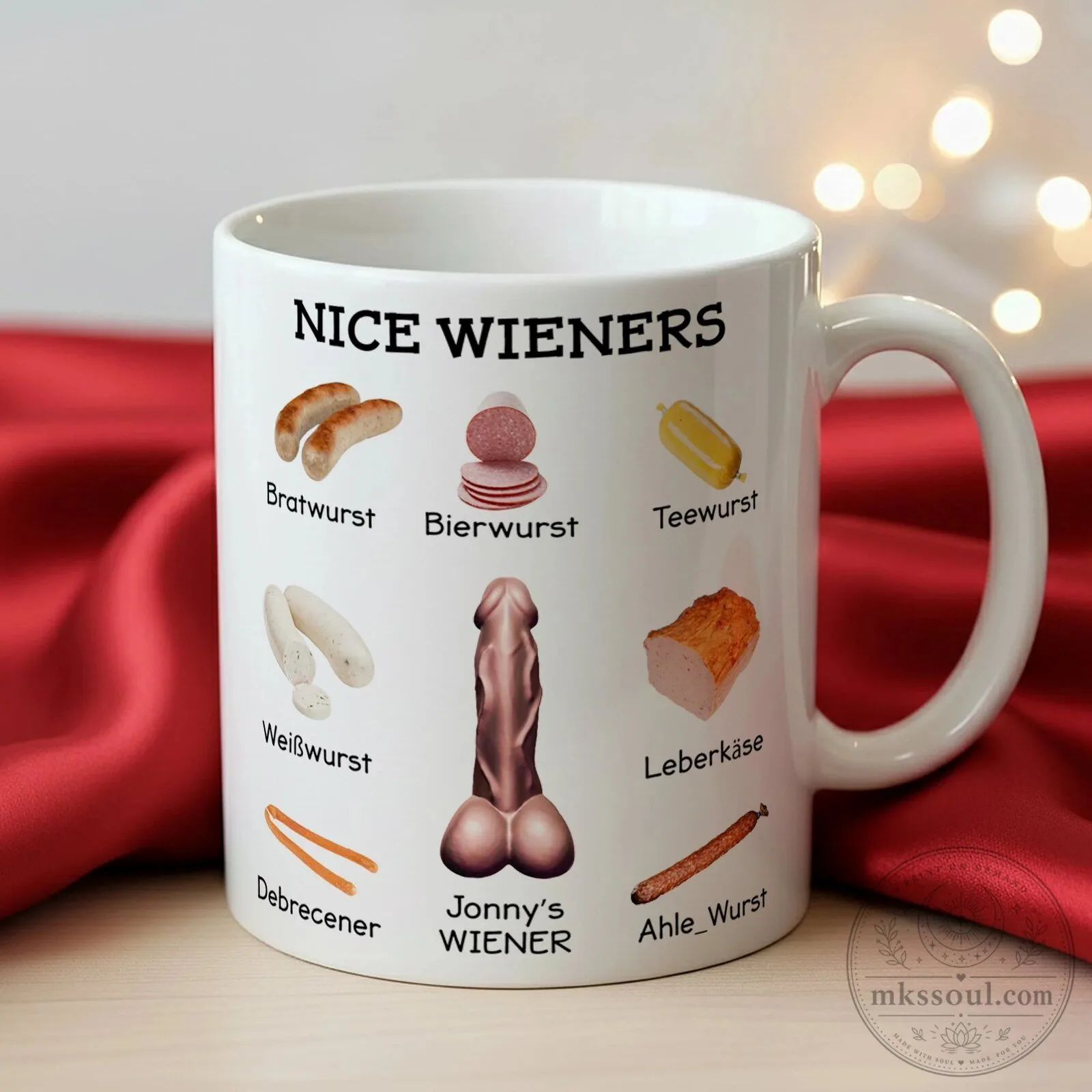 Funny Nice Wieners Sausage Pun Coffee Mug