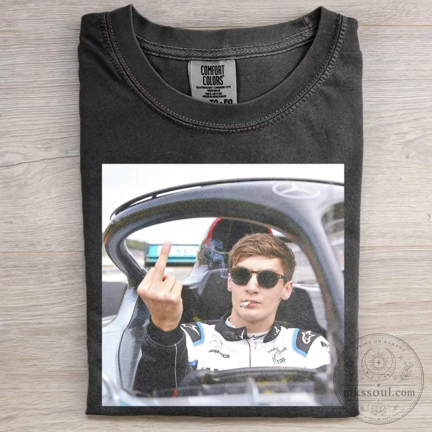 George Russell Funny Meme Formula 1 Racing T-Shirt