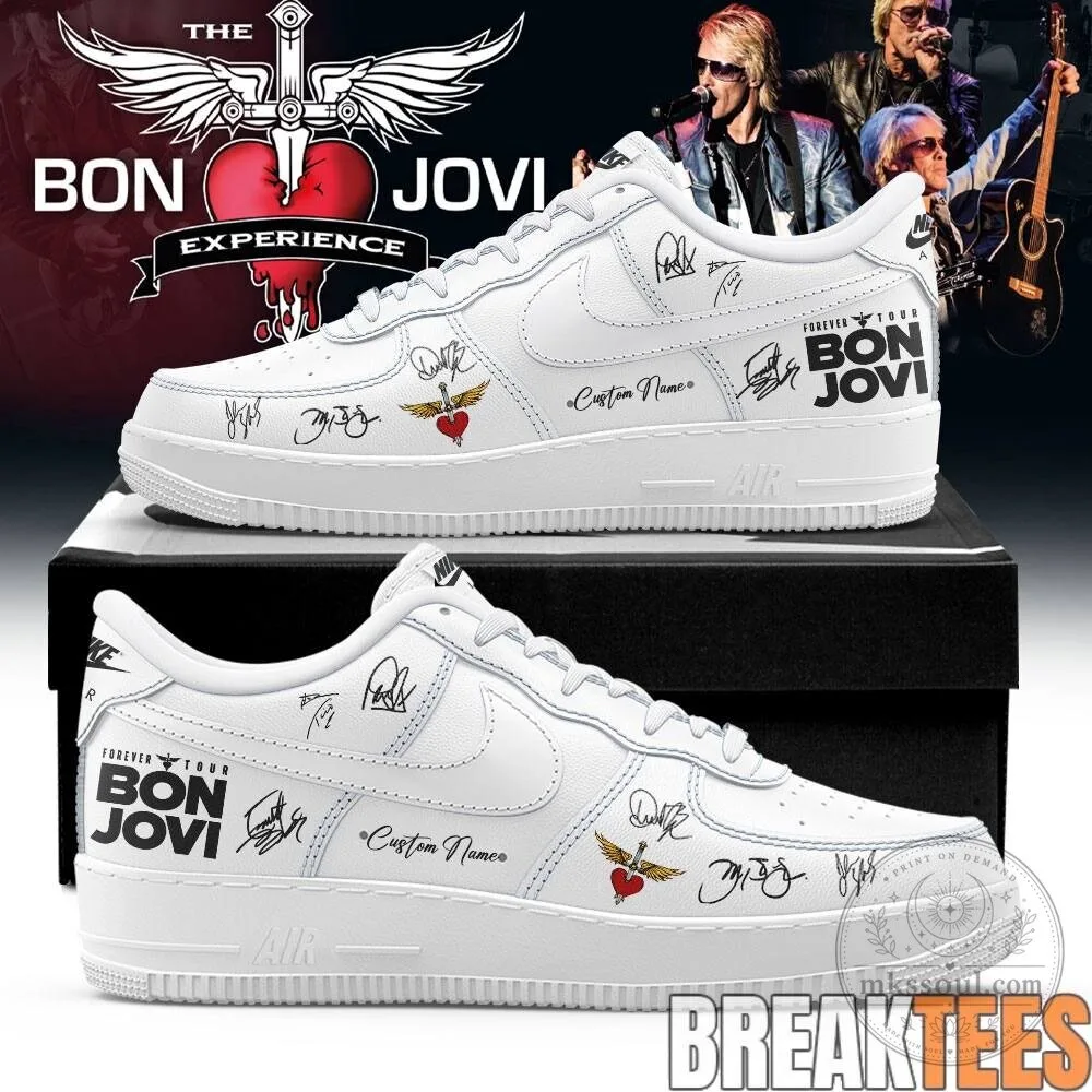 Bon Jovi Forever Tour ’26 Custom AF1 Shoes v4