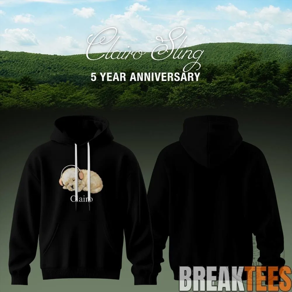 Clairo Sling 5 Year Anniversary Album Art Hoodie