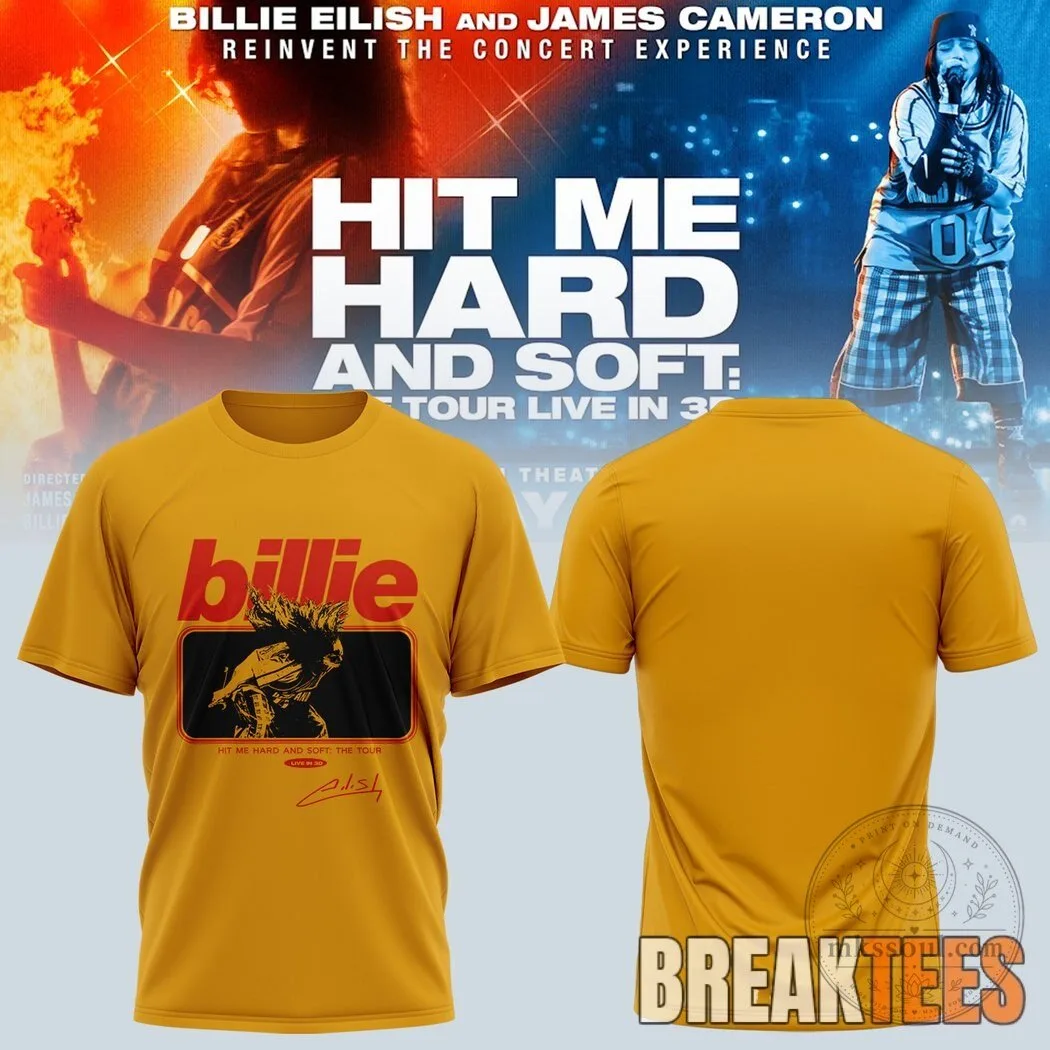 Billie Eilish Hit Me Hard and Soft Album Cover Art Black T-Shirt 5 Billie Eilish Hit Me Hard and Soft Album Cover Art Black T-Shirt