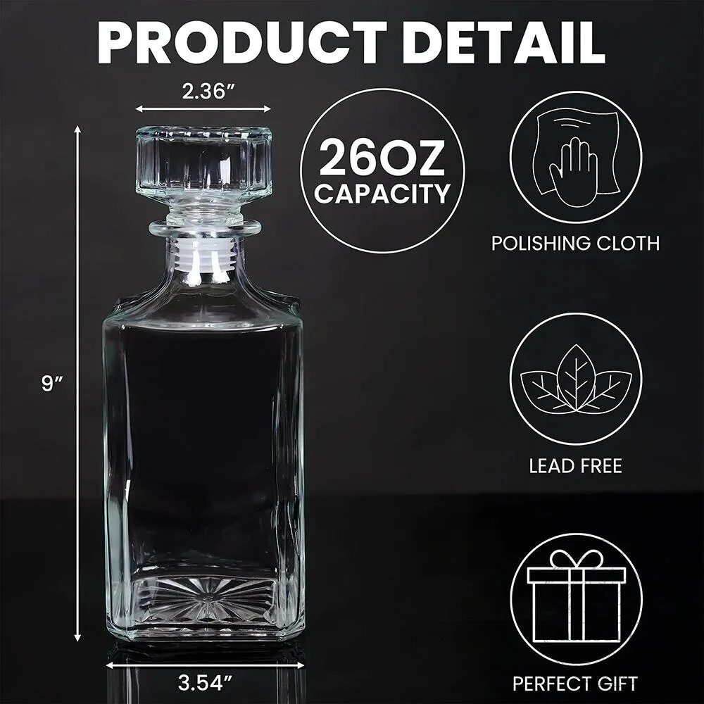 Jack Daniel's 160th Anniversary Whiskey Decanter Set with Glass 9 Jack Daniel