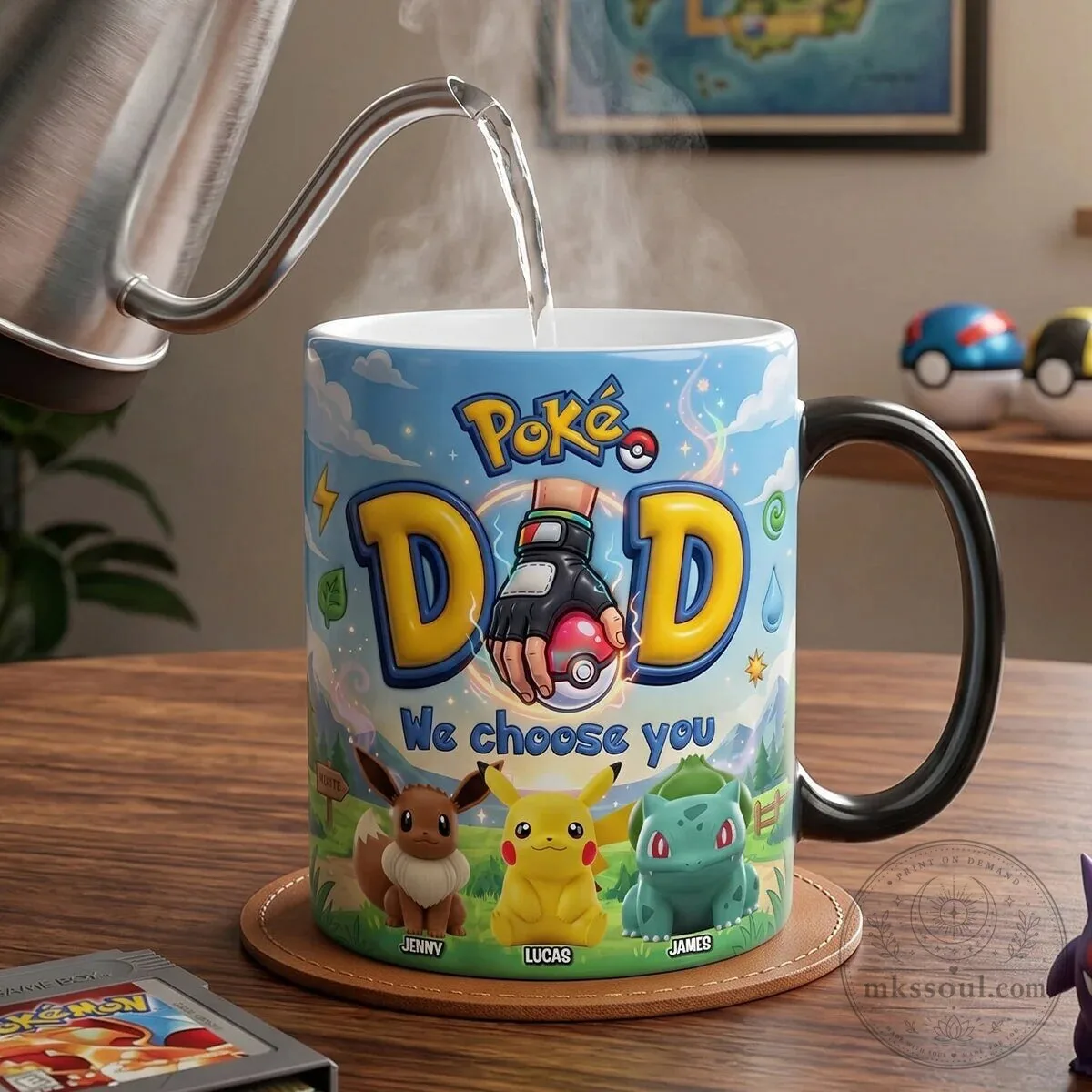 Pokemon Dad We Choose You Personalized Coffee Mug 5 Pokemon Dad We Choose You Personalized Coffee Mug