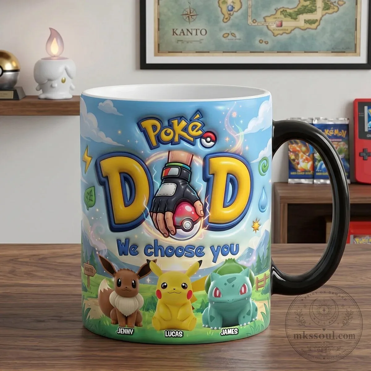 Pokemon Dad We Choose You Personalized Coffee Mug 6 Pokemon Dad We Choose You Personalized Coffee Mug
