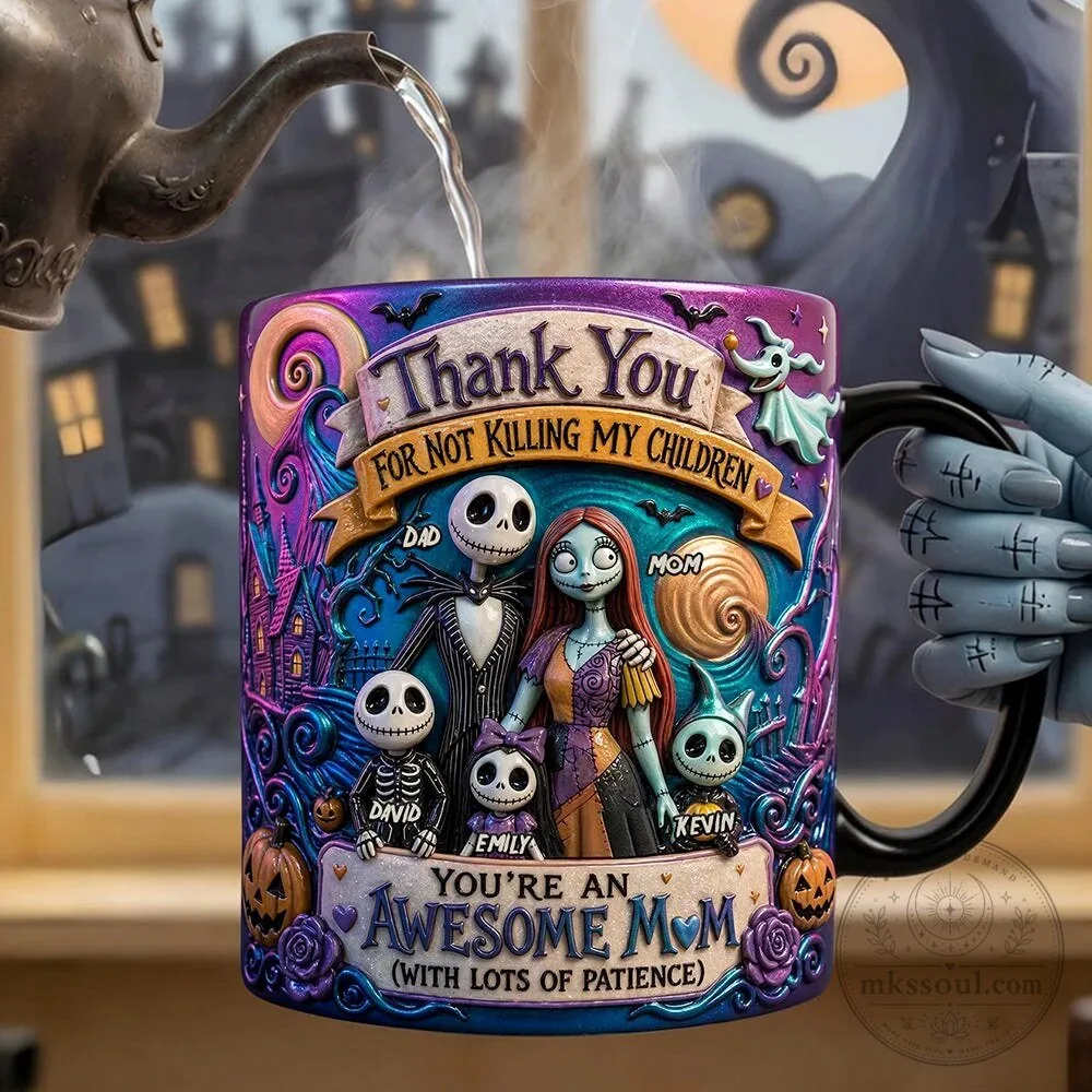 Nightmare Before Christmas Thank You For Not Killing My Children Awesome Mom Mug