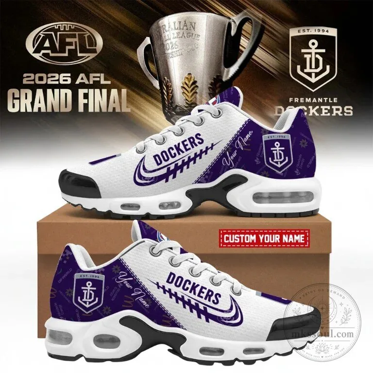 Fremantle Dockers AFL Grand Final 2026 Champion Shoes Custom Name