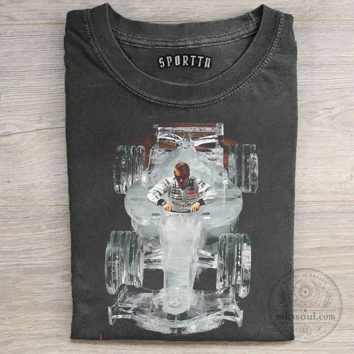 Kimi Räikkönen Formula One Collector Tee, Racing Car Driver Fan T-Shirt