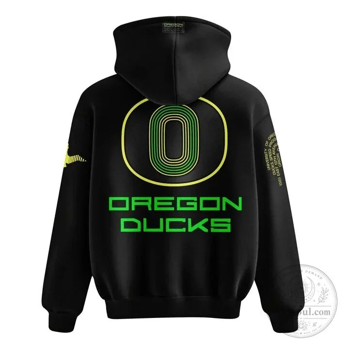 Oregon Ducks Origin of Speed Black Hoodie 7 Oregon Ducks Origin of Speed Black Hoodie
