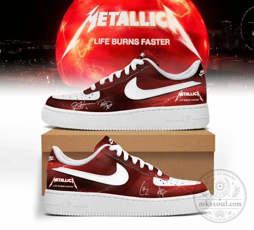 Metallica Life Burns Faster Sphere Las Vegas Concert Shoes
