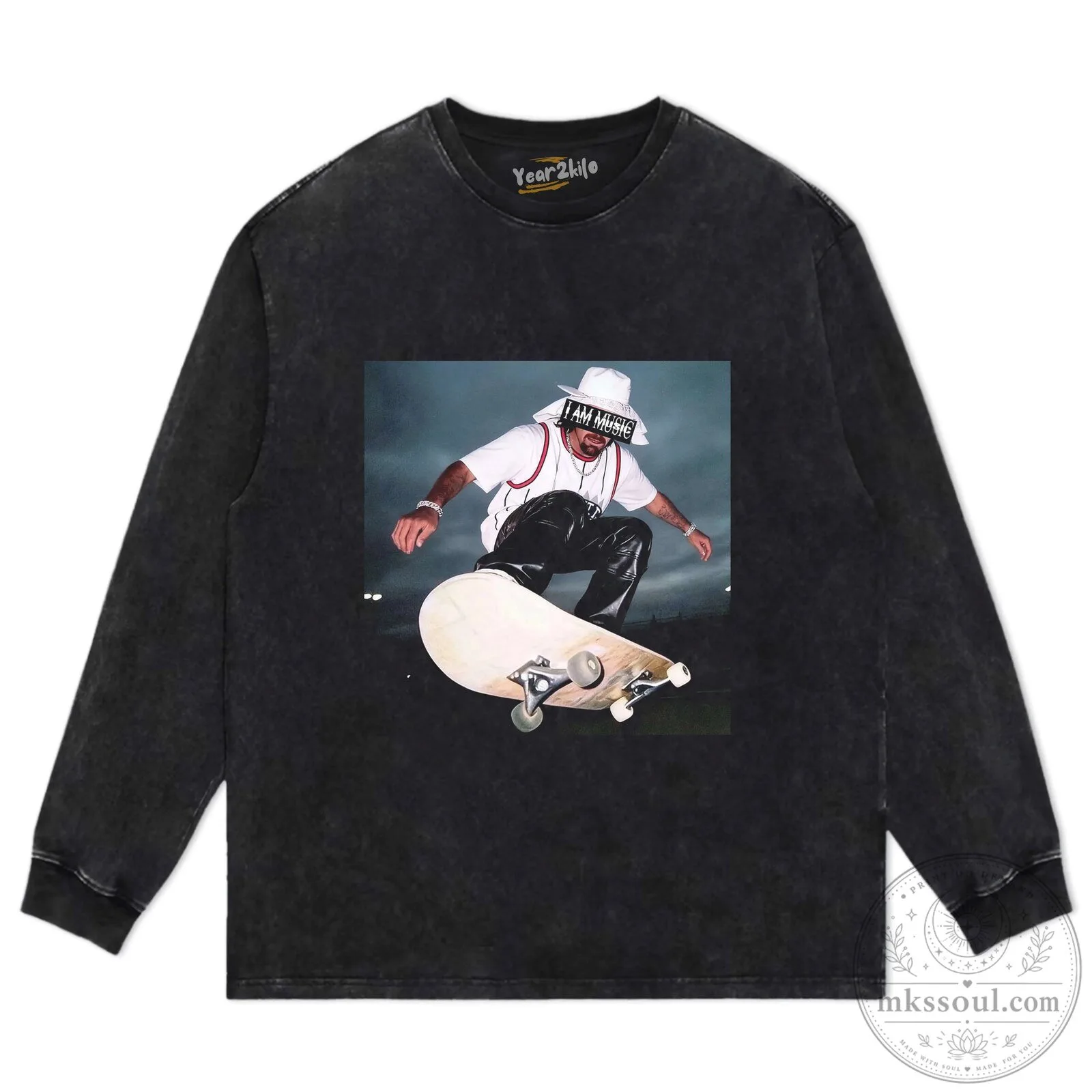 I Am Music Black Tee with Playboi Carti Graphic Design 18 I Am Music Black Tee with Playboi Carti Graphic Design