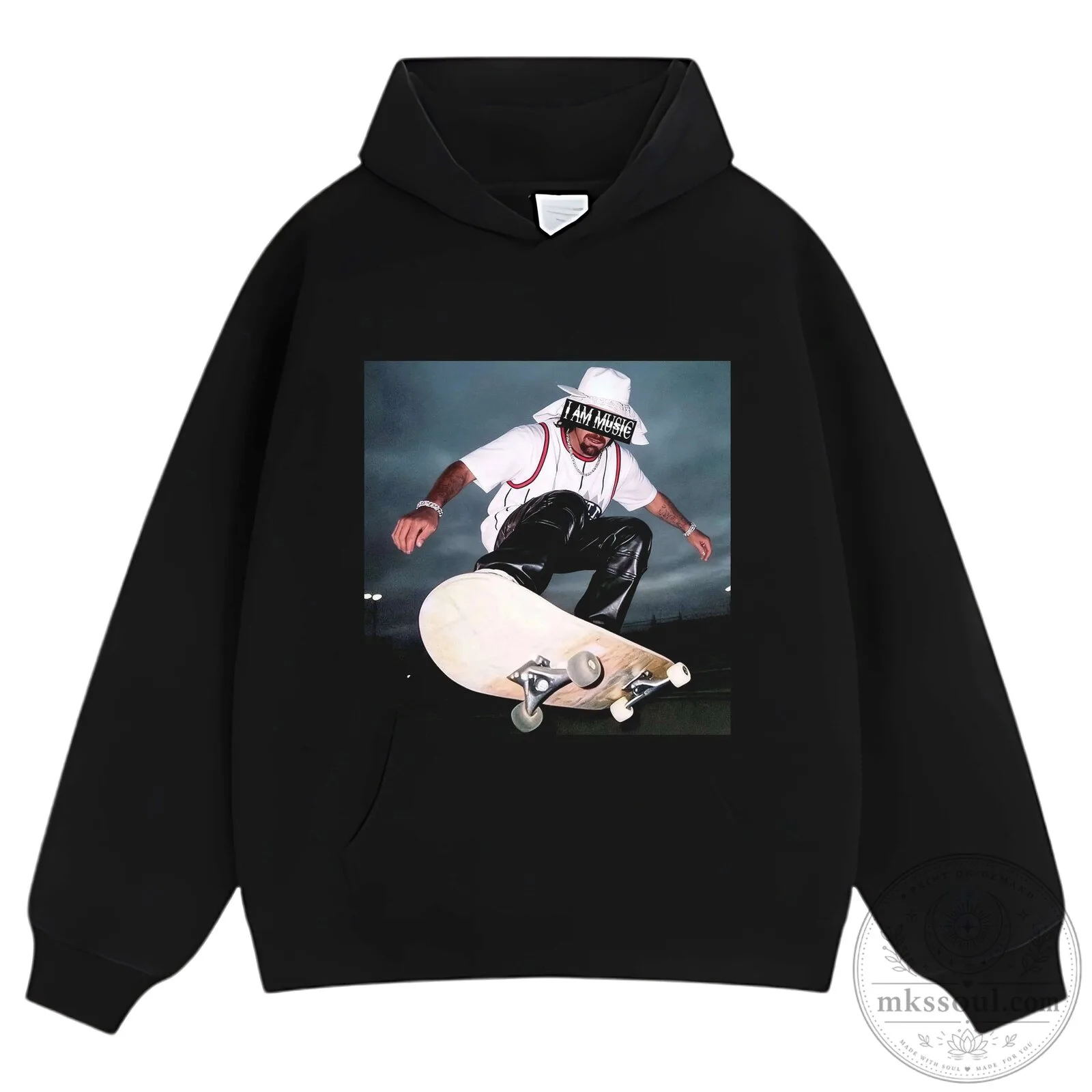 I Am Music Black Tee with Playboi Carti Graphic Design 19 I Am Music Black Tee with Playboi Carti Graphic Design