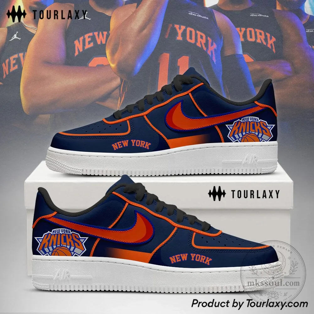 New York Knicks Team Logo Custom Designed Basketball Shoes