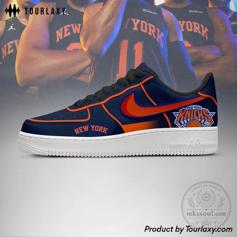 New York Knicks Team Logo Custom Designed Basketball Shoes 4 New York Knicks Team Logo Custom Designed Basketball Shoes