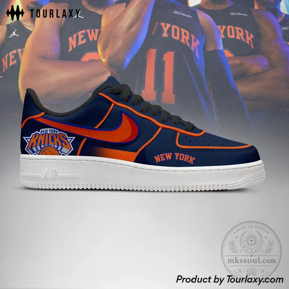 New York Knicks Team Logo Custom Designed Basketball Shoes 5 New York Knicks Team Logo Custom Designed Basketball Shoes