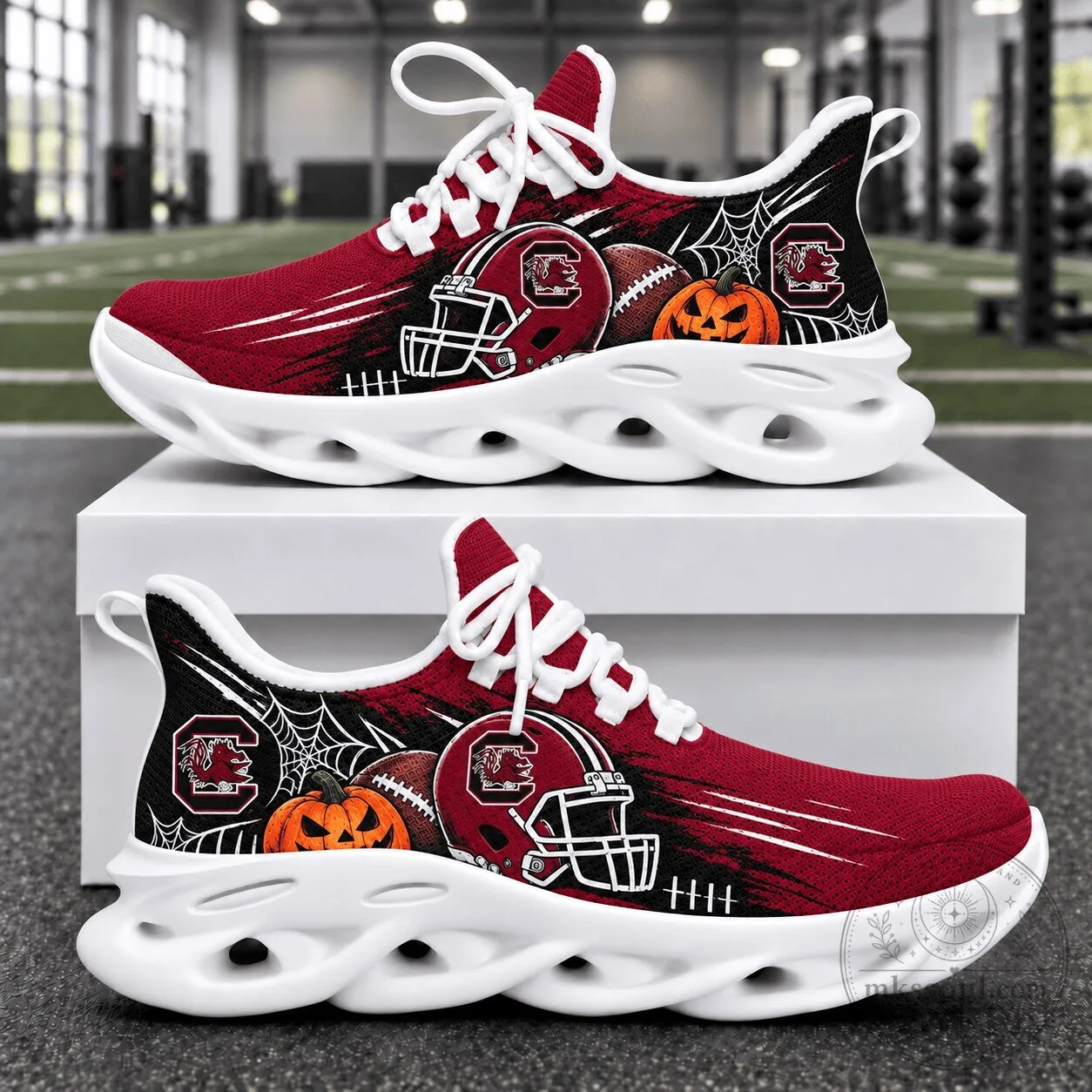 South Carolina Gamecocks Halloween Football Team Chunky Sneakers