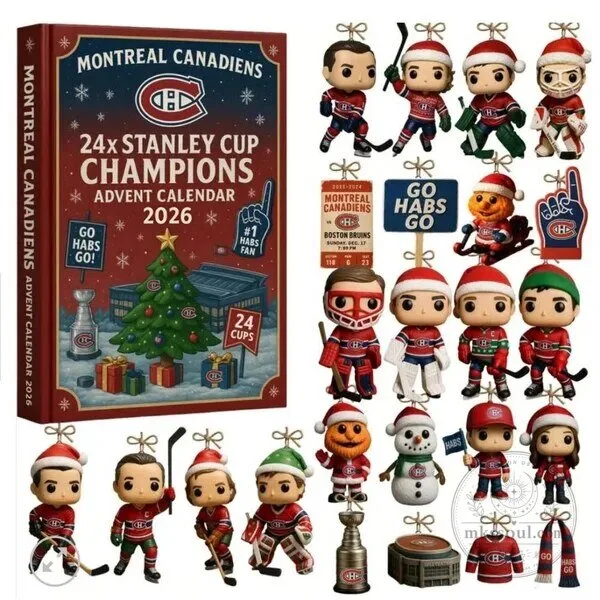 Montreal Canadiens Stanley Cup Champions Christmas Advent Calendar 2026