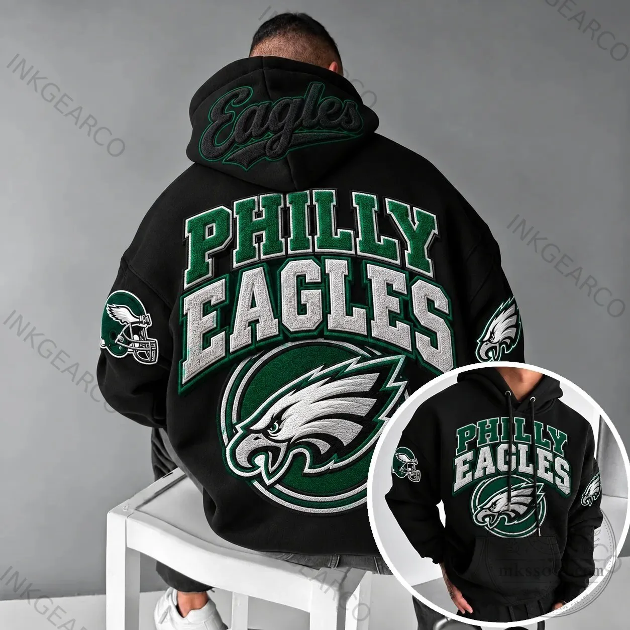 Philadelphia Eagles Super Bowl Champions Black Hoodie