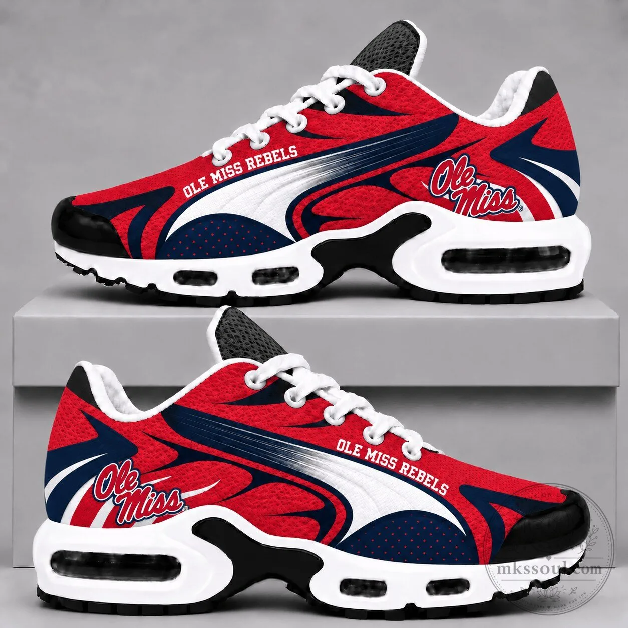 Ole Miss Rebels Custom Printed Running Shoes for Men and Women