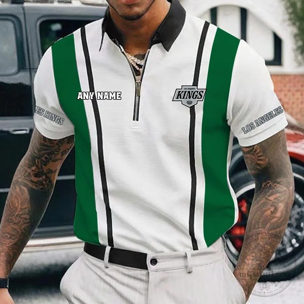 Los Angeles Kings Personalized Zipper Polo Shirt for Men, NHL Hockey Fan Apparel 11 Los Angeles Kings Personalized Zipper Polo Shirt for Men, NHL Hockey Fan Apparel
