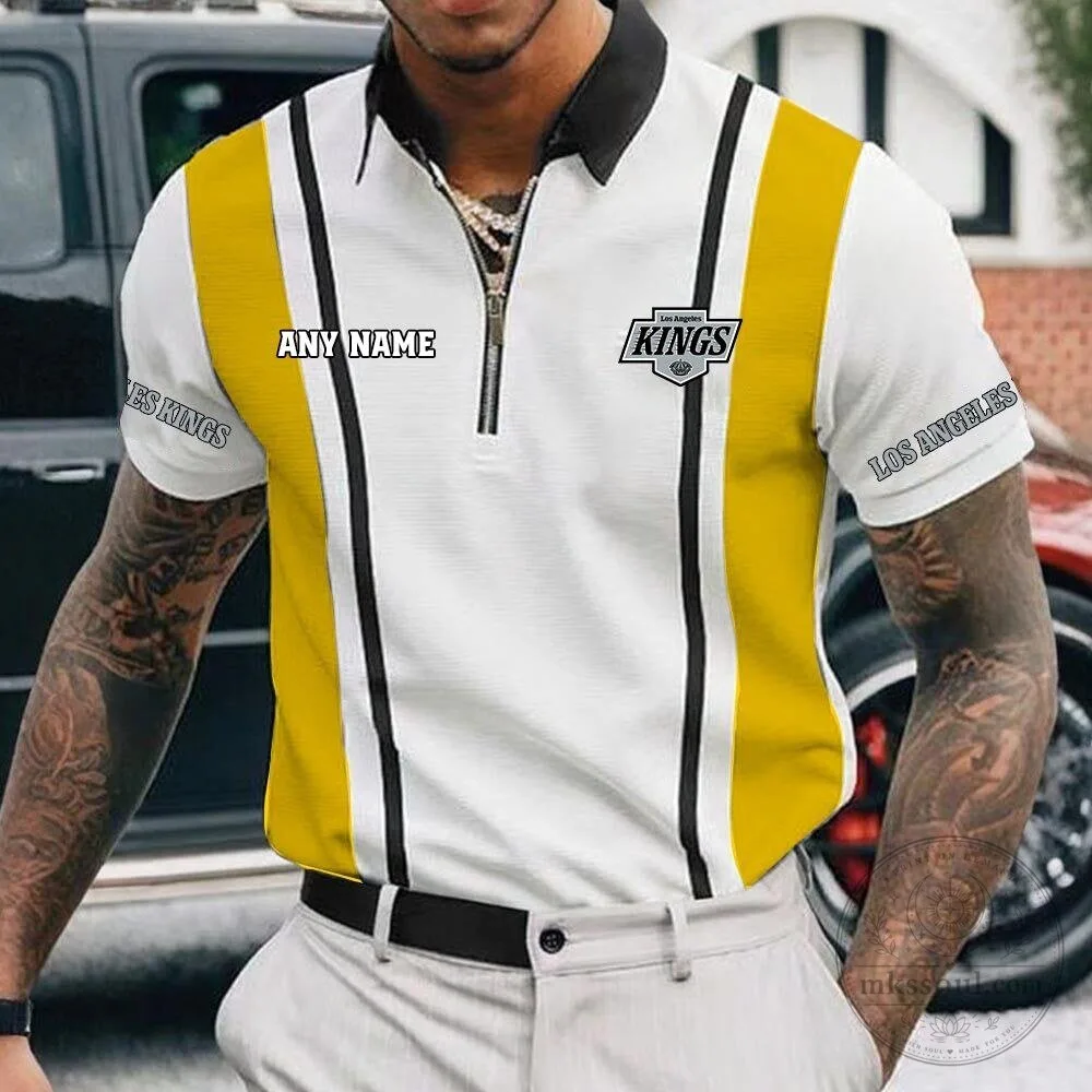 Los Angeles Kings Personalized Zipper Polo Shirt for Men, NHL Hockey Fan Apparel 13 Los Angeles Kings Personalized Zipper Polo Shirt for Men, NHL Hockey Fan Apparel