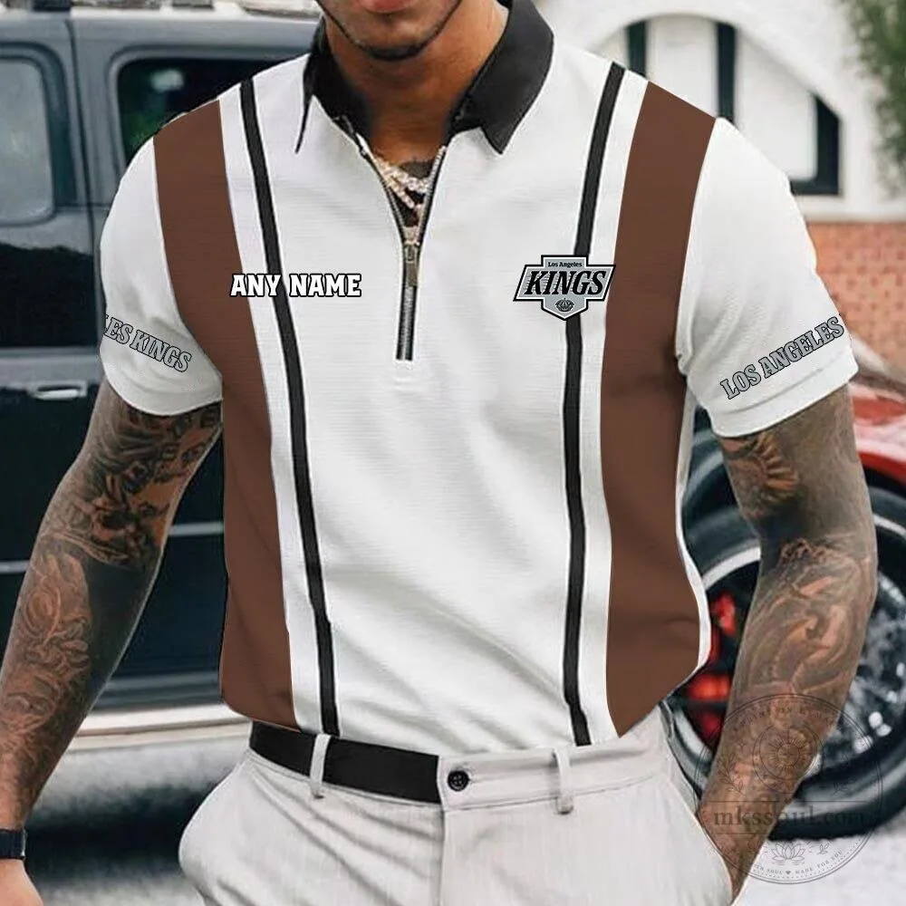 Los Angeles Kings Personalized Zipper Polo Shirt for Men, NHL Hockey Fan Apparel 15 Los Angeles Kings Personalized Zipper Polo Shirt for Men, NHL Hockey Fan Apparel