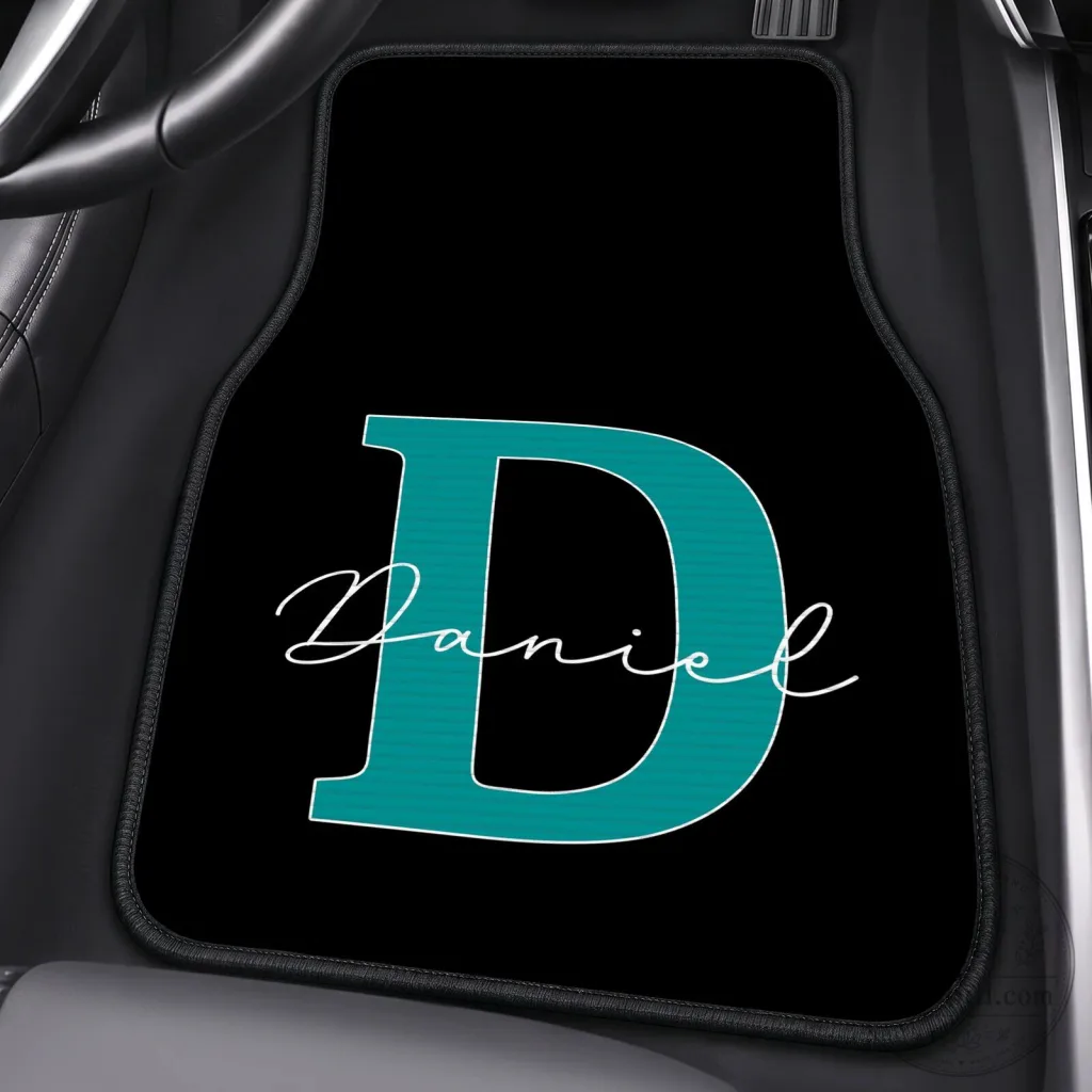 Personalized Daniel Initial Car Floor Mat Personalized Daniel Initial Car Floor Mat