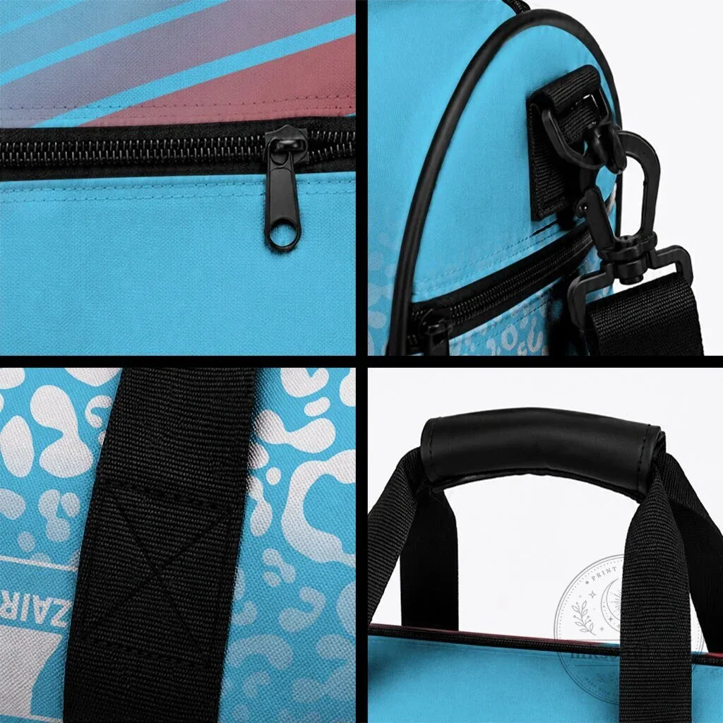 Democratic Republic of Congo Football World Cup 2026 Leopard Inspired Duffle Bag 6 Democratic Republic of Congo Football World Cup 2026 Leopard Inspired Duffle Bag