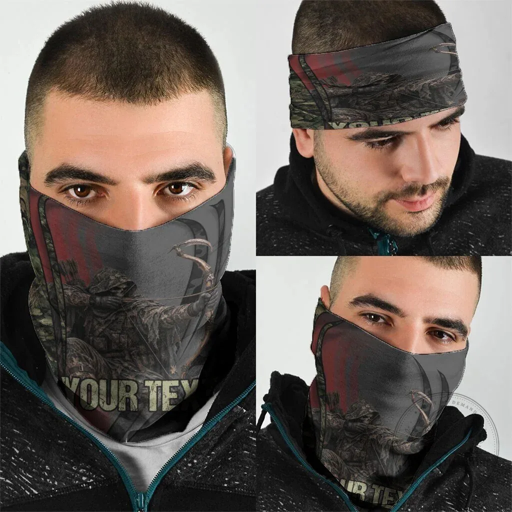 Personalized Bow Hunting Skull Camouflage Neck Gaiter Face Mask Bandana 3-Pack 7 Personalized Bow Hunting Skull Camouflage Neck Gaiter Face Mask Bandana 3-Pack