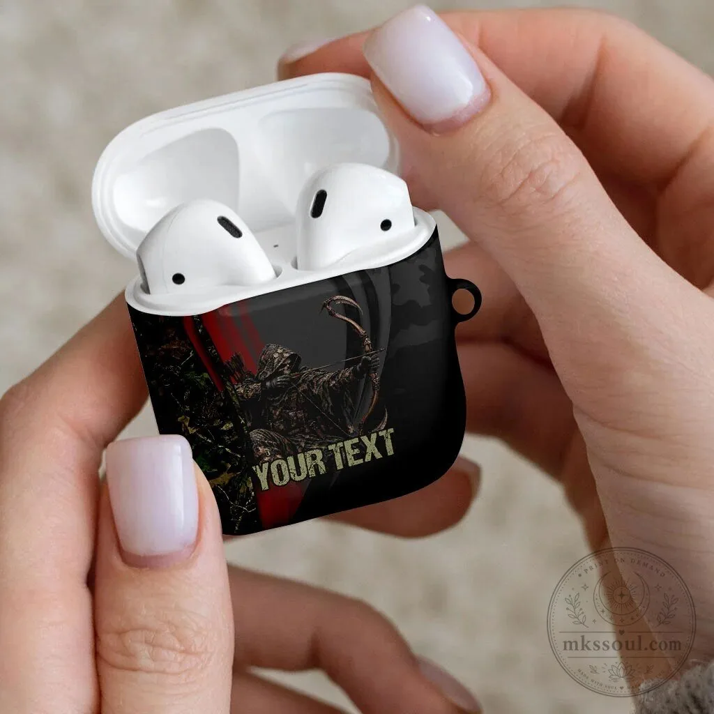 Personalized Grim Reaper Bow Hunter Camouflage AirPods Case for Apple Wireless Earbuds 8 Personalized Grim Reaper Bow Hunter Camouflage AirPods Case for Apple Wireless Earbuds