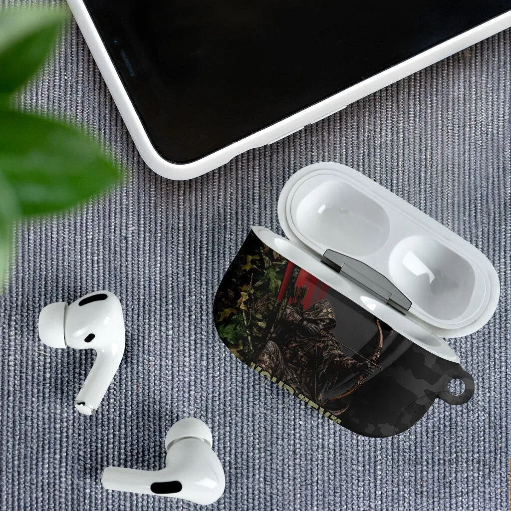 Personalized Grim Reaper Bow Hunter Camouflage AirPods Case for Apple Wireless Earbuds 9 Personalized Grim Reaper Bow Hunter Camouflage AirPods Case for Apple Wireless Earbuds