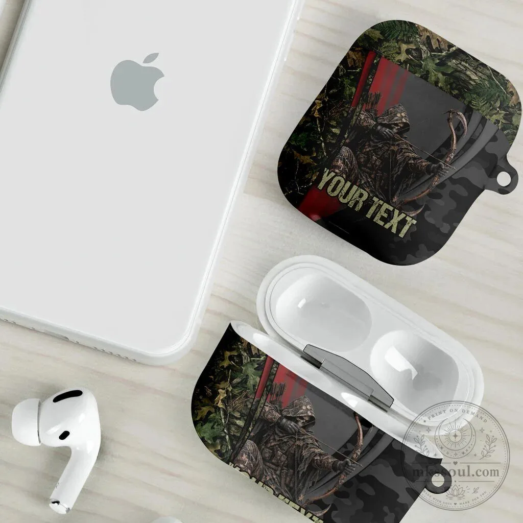 Personalized Grim Reaper Bow Hunter Camouflage AirPods Case for Apple Wireless Earbuds 10 Personalized Grim Reaper Bow Hunter Camouflage AirPods Case for Apple Wireless Earbuds